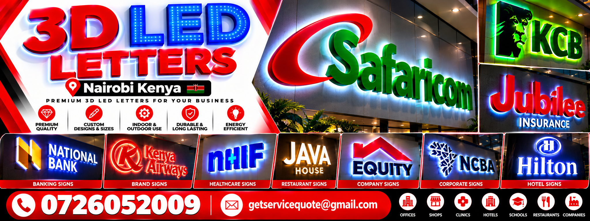 3D LED Letters 3D LED Letters