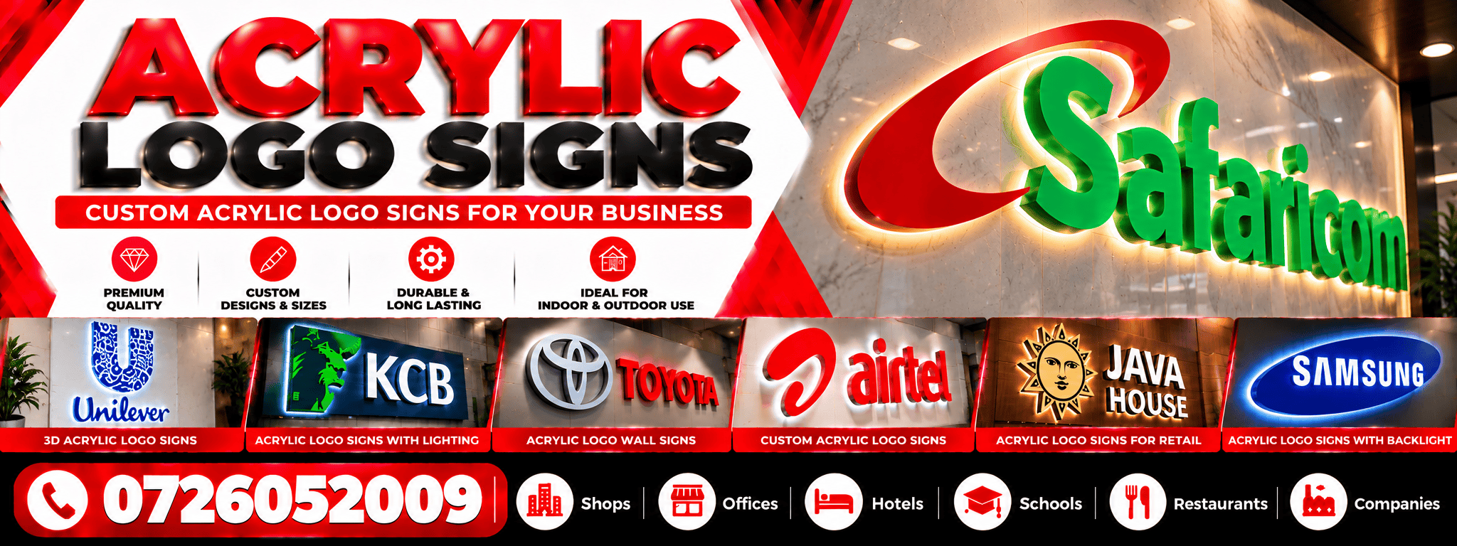 Acrylic Logo Signs Acrylic Logo Signs