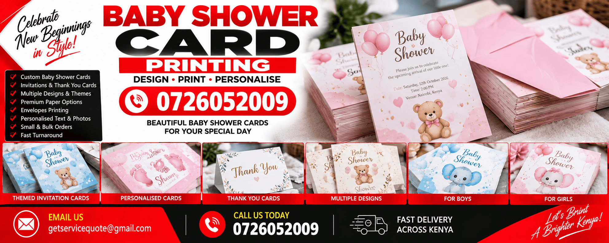 Baby Shower Card Printing Baby Shower Card Printing