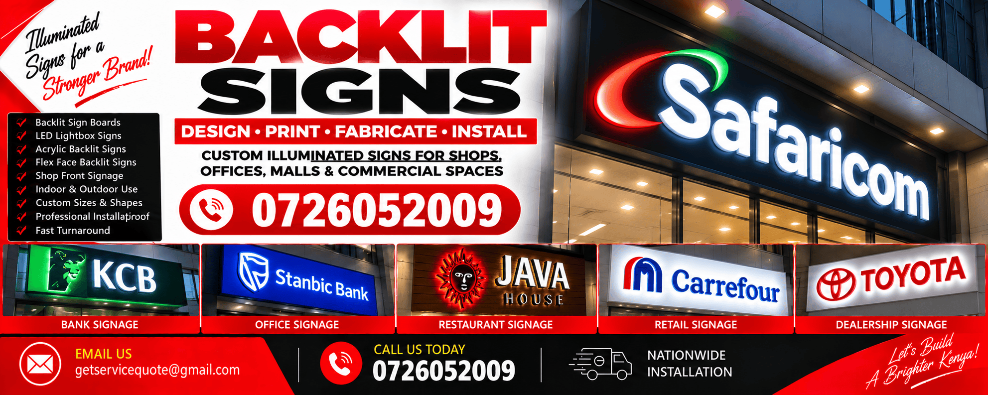 Backlit Signs Backlit Signs