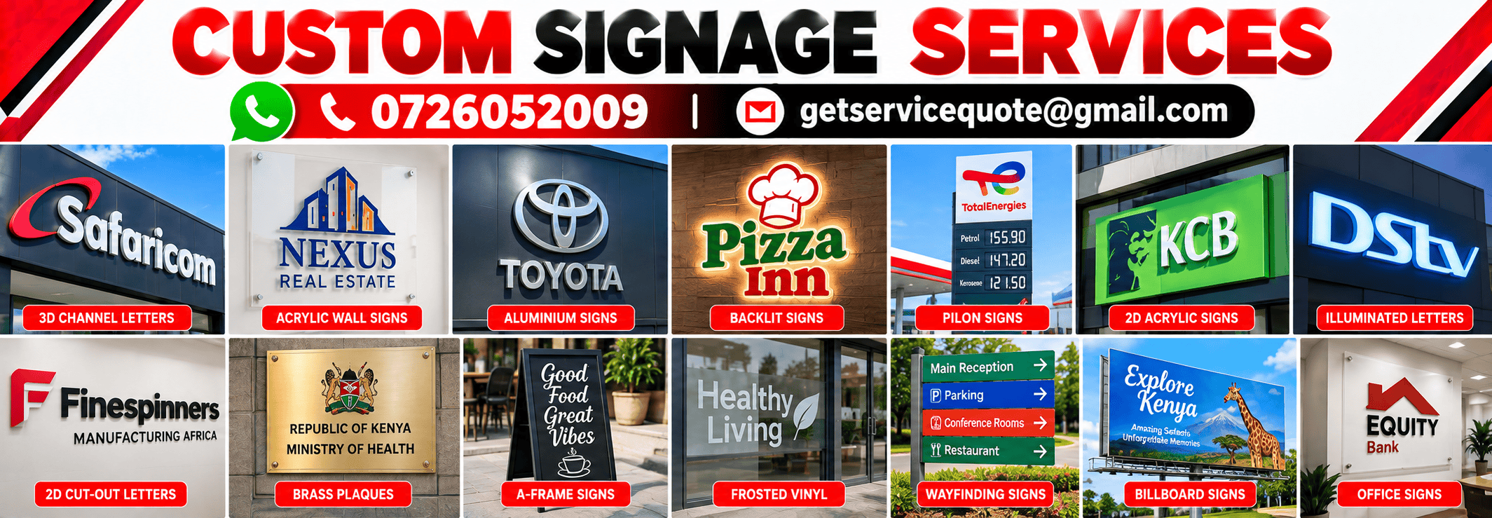 Custom Signage Services Custom Signage Services