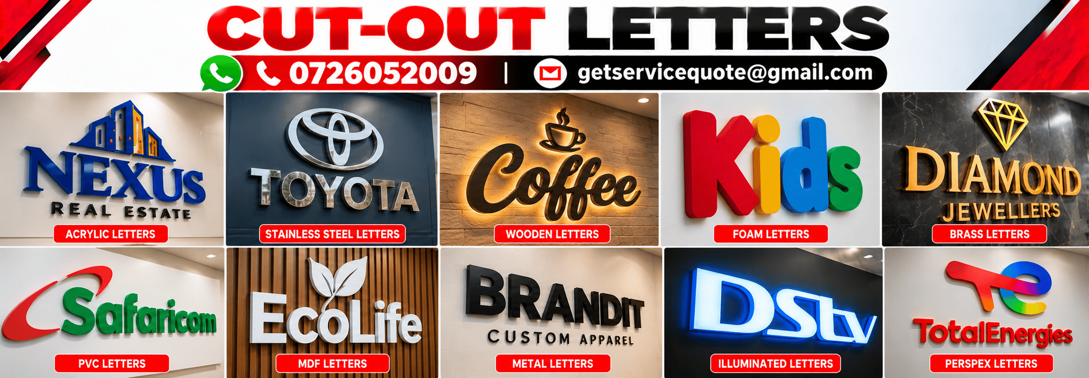 Cut-Out Letters Cut-Out Letters