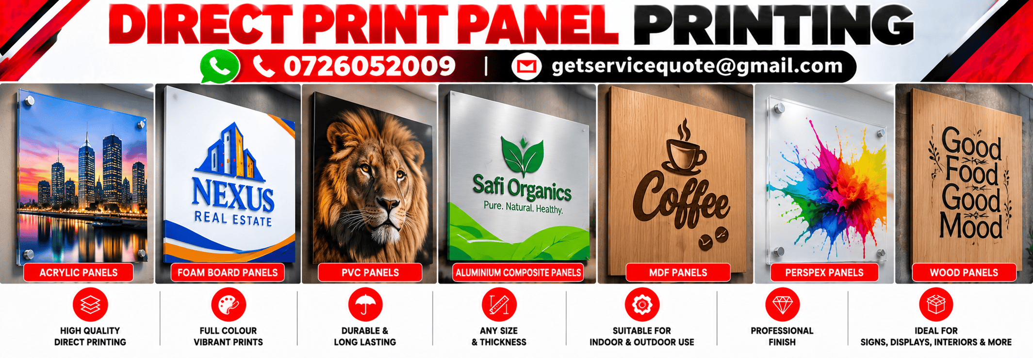 Direct Print Panel Printing