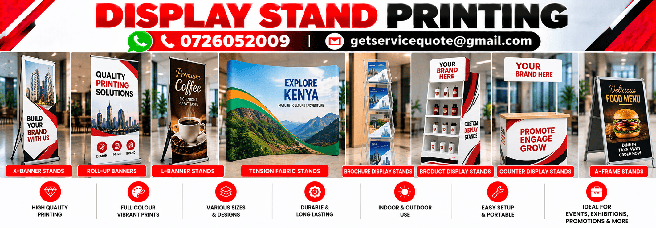 Display Stand Printing